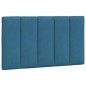 vidaXL Bettgestell mit Kopfteil Blau 90x190 cm Samt vidaXL Bettgestell mit Kopfteil Blau 90x190 cm Samt