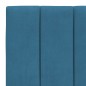 vidaXL Bettgestell mit Kopfteil Blau 90x190 cm Samt vidaXL Bettgestell mit Kopfteil Blau 90x190 cm Samt