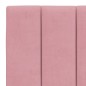 vidaXL Bettgestell mit Kopfteil Rosa 120x200 cm Samt vidaXL Bettgestell mit Kopfteil Rosa 120x200 cm Samt