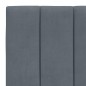 vidaXL Bettgestell mit Kopfteil Dunkelgrau 80x200 cm Samt vidaXL Bettgestell mit Kopfteil Dunkelgrau 80x200 cm Samt