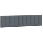 vidaXL Bettgestell mit Kopfteil Dunkelgrau 200x200 cm Samt vidaXL Bettgestell mit Kopfteil Dunkelgrau 200x200 cm Samt