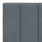 vidaXL Bettgestell mit Kopfteil Dunkelgrau 200x200 cm Samt vidaXL Bettgestell mit Kopfteil Dunkelgrau 200x200 cm Samt