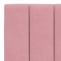 vidaXL Bettgestell mit Kopfteil Rosa 140x200 cm Samt vidaXL Bettgestell mit Kopfteil Rosa 140x200 cm Samt