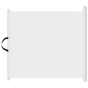 vidaXL Haustier-Barriere Ausziehbar Weiß 82,5x125 cm