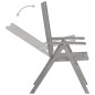 Verstellbare Gartenstühle 4 Stk. mit Auflagen Massivholz Akazie Verstellbare Gartenstühle 4 Stk. mit Auflagen Massivholz Akazie