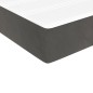 vidaXL Taschenfederkernmatratze Dunkelgrau 120x190x20 cm Samt vidaXL Taschenfederkernmatratze Dunkelgrau 120x190x20 cm Samt