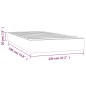 vidaXL Taschenfederkernmatratze Hellgrau 120x190x20 cm Stoff vidaXL Taschenfederkernmatratze Hellgrau 120x190x20 cm Stoff