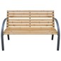 vidaXL Gartenbank 112 cm Massivholz Tanne vidaXL Gartenbank 112 cm Massivholz Tanne