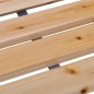 vidaXL Gartenbank 112 cm Massivholz Tanne vidaXL Gartenbank 112 cm Massivholz Tanne