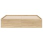 vidaXL Bettgestell mit Schubladen Sonoma-Eiche 150x200cm Holzwerkstoff vidaXL Bettgestell mit Schubladen Sonoma-Eiche 150x200cm Holzwerkstoff