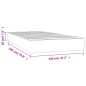 vidaXL Taschenfederkernmatratze Dunkelgrau 120x190x20 cm Stoff vidaXL Taschenfederkernmatratze Dunkelgrau 120x190x20 cm Stoff