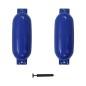 vidaXL Bootsfender 2 Stk. Blau 69 x 21,5 cm PVC vidaXL Bootsfender 2 Stk. Blau 69 x 21,5 cm PVC