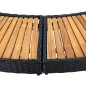 vidaXL Whirlpool-Einfassung Schwarz Poly Rattan und Massivholz Akazie vidaXL Whirlpool-Einfassung Schwarz Poly Rattan und Massivholz Akazie