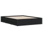 vidaXL Bettgestell mit Schubladen Schwarz 150x200 cm Holzwerkstoff vidaXL Bettgestell mit Schubladen Schwarz 150x200 cm Holzwerkstoff