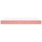 vidaXL Taschenfederkernmatratze Rosa 120x190x20 cm Samt vidaXL Taschenfederkernmatratze Rosa 120x190x20 cm Samt