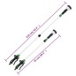vidaXL Teleskop-Sprühlanze mit 10 Mustern 75-110 cm
