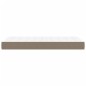 vidaXL Taschenfederkernmatratze Taupe 120x190x20 cm Stoff vidaXL Taschenfederkernmatratze Taupe 120x190x20 cm Stoff