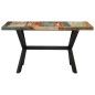 vidaXL Esstisch 140x70x75 cm Altholz Massiv vidaXL Esstisch 140x70x75 cm Altholz Massiv