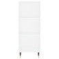Highboard Weiß 34,5x34x180 cm Holzwerkstoff Highboard Weiß 34,5x34x180 cm Holzwerkstoff