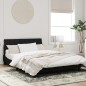 vidaXL Bettgestell mit Kopfteil Schwarz 140x190 cm Samt vidaXL Bettgestell mit Kopfteil Schwarz 140x190 cm Samt