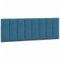 vidaXL Bettgestell mit Kopfteil Blau 140x190 cm Samt vidaXL Bettgestell mit Kopfteil Blau 140x190 cm Samt
