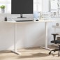vidaXL Gestell für Sitz-Steh-Schreibtische Weiß (94-135)x60x(70-114)cm vidaXL Gestell für Sitz-Steh-Schreibtische Weiß (94-135)x60x(70-114)cm