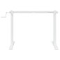 vidaXL Gestell für Sitz-Steh-Schreibtische Weiß (94-135)x60x(70-114)cm vidaXL Gestell für Sitz-Steh-Schreibtische Weiß (94-135)x60x(70-114)cm