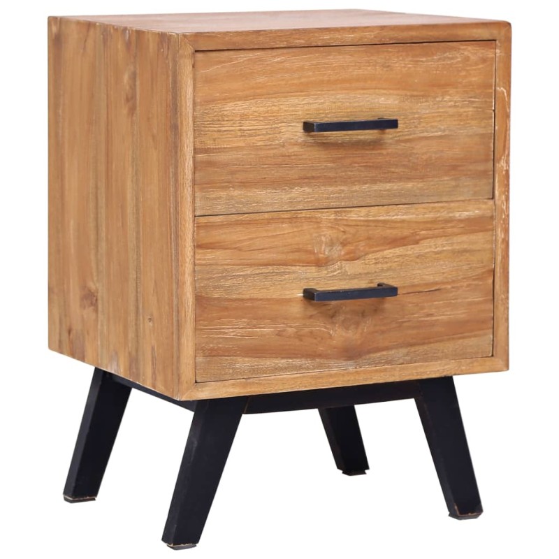 vidaXL Nachttisch 40 x 35 x 55 cm Massivholz Teak vidaXL Nachttisch 40 x 35 x 55 cm Massivholz Teak