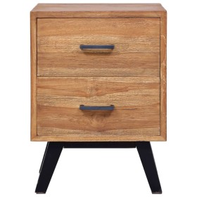 vidaXL Nachttisch 40 x 35 x 55 cm Massivholz Teak 