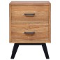 vidaXL Nachttisch 40 x 35 x 55 cm Massivholz Teak vidaXL Nachttisch 40 x 35 x 55 cm Massivholz Teak