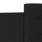 vidaXL Bettgestell mit Kopfteil Schwarz 75x190 cm Holzwerkstoff vidaXL Bettgestell mit Kopfteil Schwarz 75x190 cm Holzwerkstoff