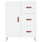 vidaXL Highboard Weiß 69,5x34x180 cm Holzwerkstoff vidaXL Highboard Weiß 69,5x34x180 cm Holzwerkstoff