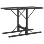 vidaXL 3-tlg. Bistro-Set mit Kissen Schwarz Poly Rattan vidaXL 3-tlg. Bistro-Set mit Kissen Schwarz Poly Rattan