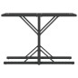vidaXL 3-tlg. Bistro-Set mit Kissen Schwarz Poly Rattan vidaXL 3-tlg. Bistro-Set mit Kissen Schwarz Poly Rattan