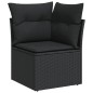 vidaXL 6-tlg. Garten-Sofagarnitur mit Kissen Schwarz Poly Rattan vidaXL 6-tlg. Garten-Sofagarnitur mit Kissen Schwarz Poly Rattan