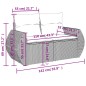 vidaXL 6-tlg. Garten-Sofagarnitur mit Kissen Schwarz Poly Rattan vidaXL 6-tlg. Garten-Sofagarnitur mit Kissen Schwarz Poly Rattan