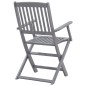 vidaXL Klappbare Gartenstühle 6 Stk. mit Sitzkissen Massivholz Akazie vidaXL Klappbare Gartenstühle 6 Stk. mit Sitzkissen Massivholz Akazie
