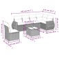 vidaXL 7-tlg. Garten-Sofagarnitur mit Kissen Beige Poly Rattan vidaXL 7-tlg. Garten-Sofagarnitur mit Kissen Beige Poly Rattan