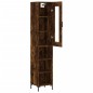 vidaXL Highboard Räuchereiche 34,5x34x180 cm Holzwerkstoff vidaXL Highboard Räuchereiche 34,5x34x180 cm Holzwerkstoff