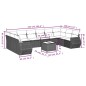vidaXL 10-tlg. Garten-Sofagarnitur mit Kissen Beige Poly Rattan vidaXL 10-tlg. Garten-Sofagarnitur mit Kissen Beige Poly Rattan