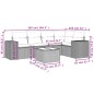 vidaXL 6-tlg. Garten-Sofagarnitur mit Kissen Beige Poly Rattan vidaXL 6-tlg. Garten-Sofagarnitur mit Kissen Beige Poly Rattan