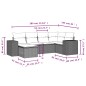 vidaXL 6-tlg. Garten-Sofagarnitur mit Kissen Schwarz Poly Rattan vidaXL 6-tlg. Garten-Sofagarnitur mit Kissen Schwarz Poly Rattan