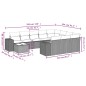 vidaXL 11-tlg. Garten-Sofagarnitur mit Kissen Beige Poly Rattan vidaXL 11-tlg. Garten-Sofagarnitur mit Kissen Beige Poly Rattan