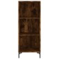 vidaXL Highboard Räuchereiche 34,5x34x180 cm Holzwerkstoff vidaXL Highboard Räuchereiche 34,5x34x180 cm Holzwerkstoff
