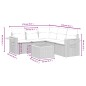 vidaXL 6-tlg. Garten-Sofagarnitur mit Kissen Beige Poly Rattan vidaXL 6-tlg. Garten-Sofagarnitur mit Kissen Beige Poly Rattan