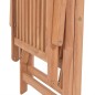 Verstellbare Gartenstühle 4 Stk. Massivholz Teak Verstellbare Gartenstühle 4 Stk. Massivholz Teak