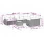 vidaXL 10-tlg. Garten-Sofagarnitur mit Kissen Beige Poly Rattan vidaXL 10-tlg. Garten-Sofagarnitur mit Kissen Beige Poly Rattan