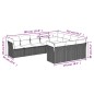 vidaXL 10-tlg. Garten-Sofagarnitur mit Kissen Schwarz Poly Rattan vidaXL 10-tlg. Garten-Sofagarnitur mit Kissen Schwarz Poly Rattan