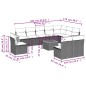 vidaXL 11-tlg. Garten-Sofagarnitur mit Kissen Beige Poly Rattan vidaXL 11-tlg. Garten-Sofagarnitur mit Kissen Beige Poly Rattan