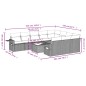 vidaXL 11-tlg. Garten-Sofagarnitur mit Kissen Schwarz Poly Rattan vidaXL 11-tlg. Garten-Sofagarnitur mit Kissen Schwarz Poly Rattan